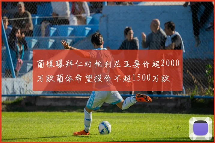 葡媒曝拜仁对帕利尼亚要价超2000万欧葡体希望报价不超1500万欧